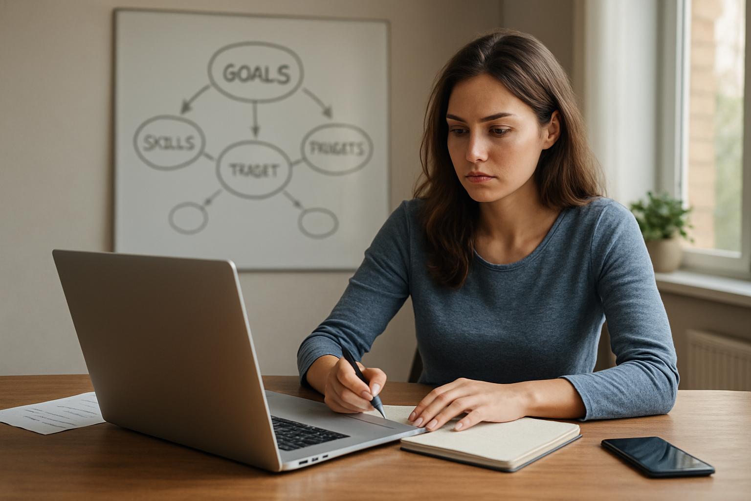 Freelance Einkommen erfolgreich aufbauen. Klarheit über Ziele und Fähigkeiten Freelance Einkommen erfolgreich aufbauen. Klarheit über Ziele und Fähigkeiten